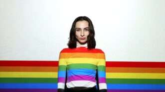 young woman in rainbow flag sweater | Photo by <a href=%40isiparente0821.html Parente</a> on <a href=reegi822ykm6341.html   