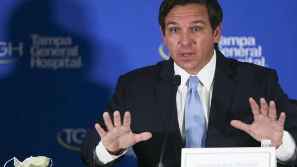 Florida Governor Ron DeSantis says he's "moved on" and thinks Disney should drop its lawsuit against his administration. But it's not that simple. | Dirk Shadd/ZUMA Press/Newscom